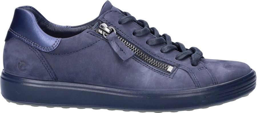 ECCO -art-490553 61332 -dames-blauw-nubuck-sneaker - Foto 2