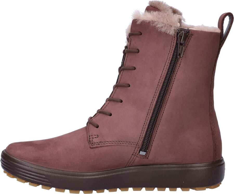 ECCO Soft 7 Tred dames veterboot Bordo
