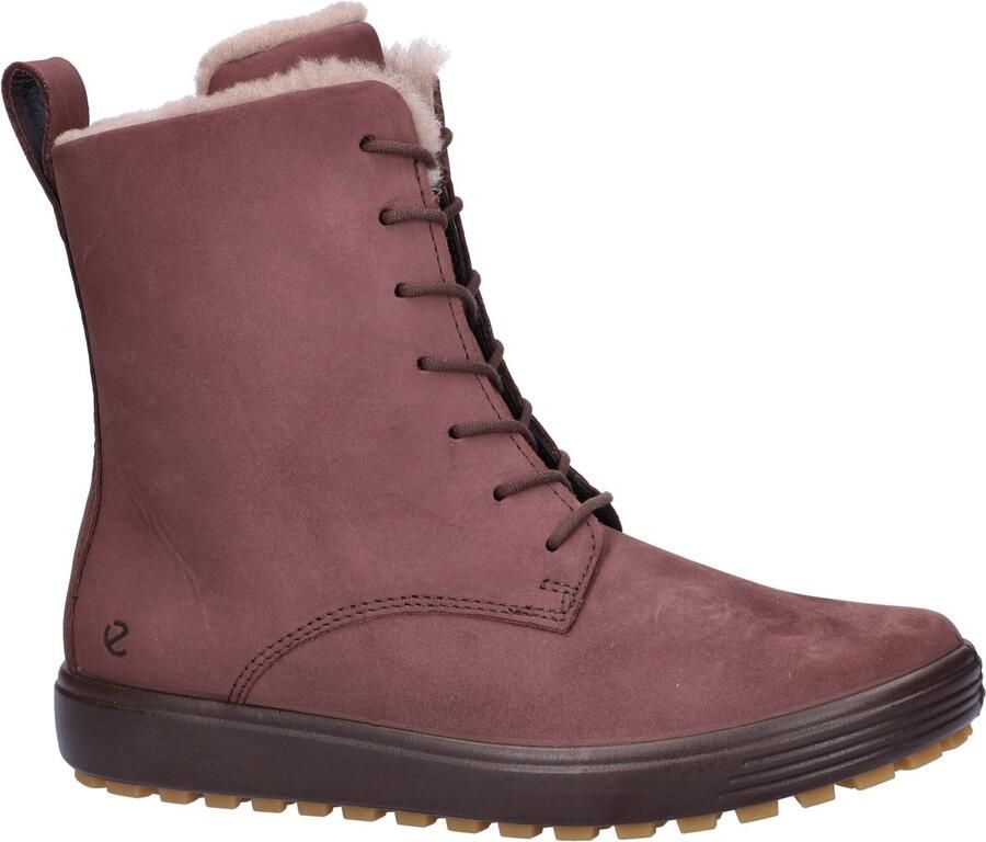 ECCO Soft 7 Tred dames veterboot Bordo