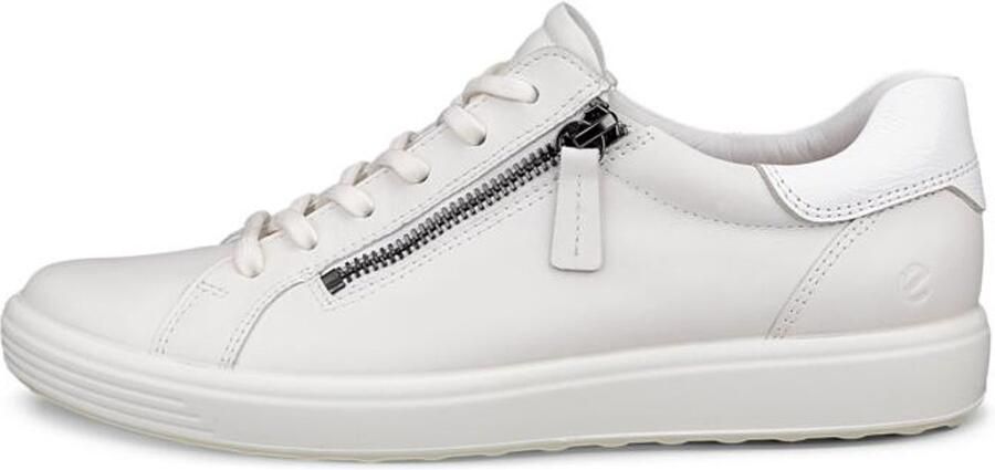 ECCO SOFT 7 W Dames Veterschoenen Wit