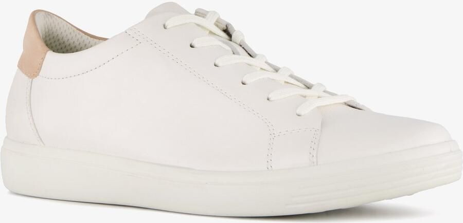ECCO Soft Classic dames veterschoenen Wit
