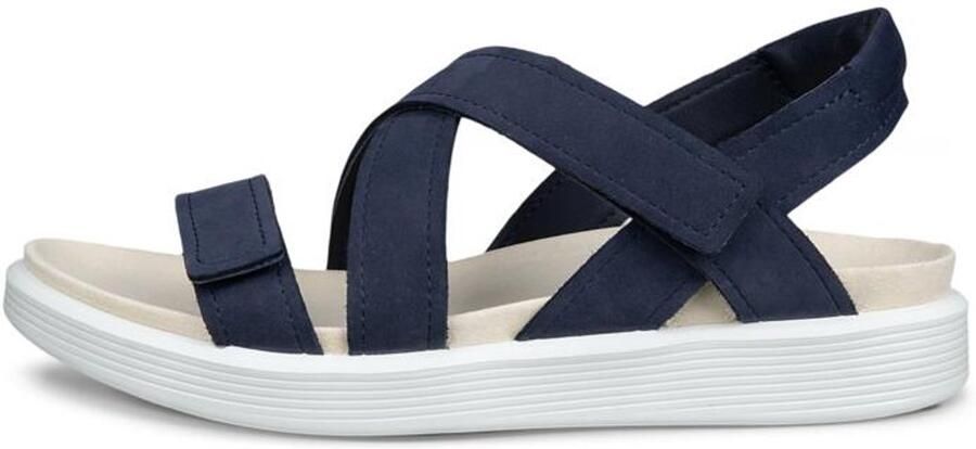 ECCO SOFT SANDAL W Dames Sandalen Blauw