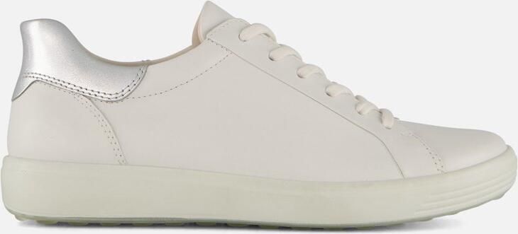 ECCO Soft Sneakers wit Leer Dames