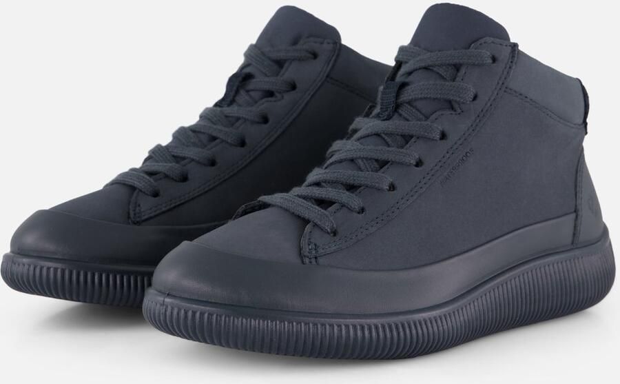ECCO Soft Zero W Veterbooties blauw Nubuck Dames - Foto 6