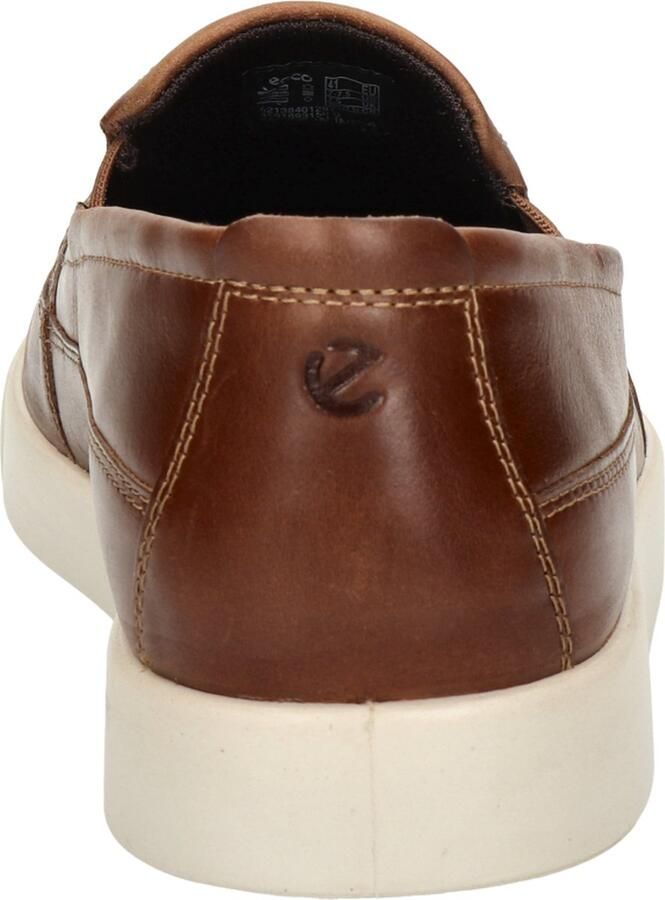 ECCO Street Lite M Instappers cognac Nubuck Heren - Foto 4