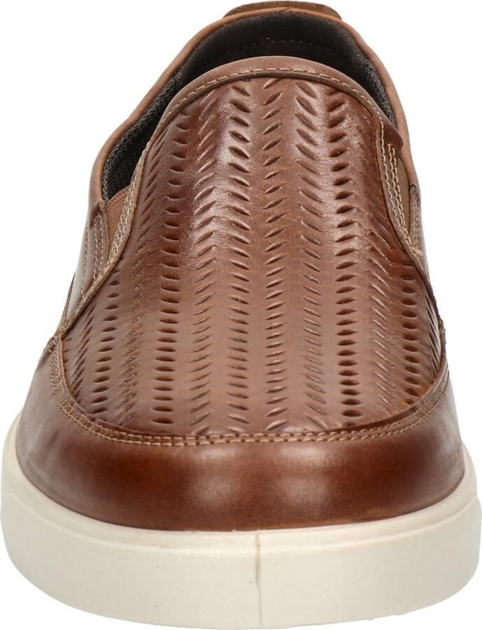 ECCO Street Lite M Instappers cognac Nubuck Heren - Foto 3