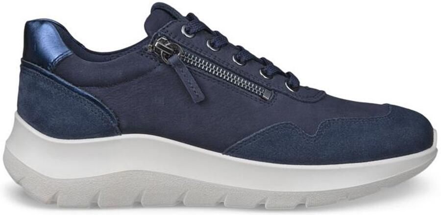 ECCO VALERIE Dames Veterschoenen Blauw