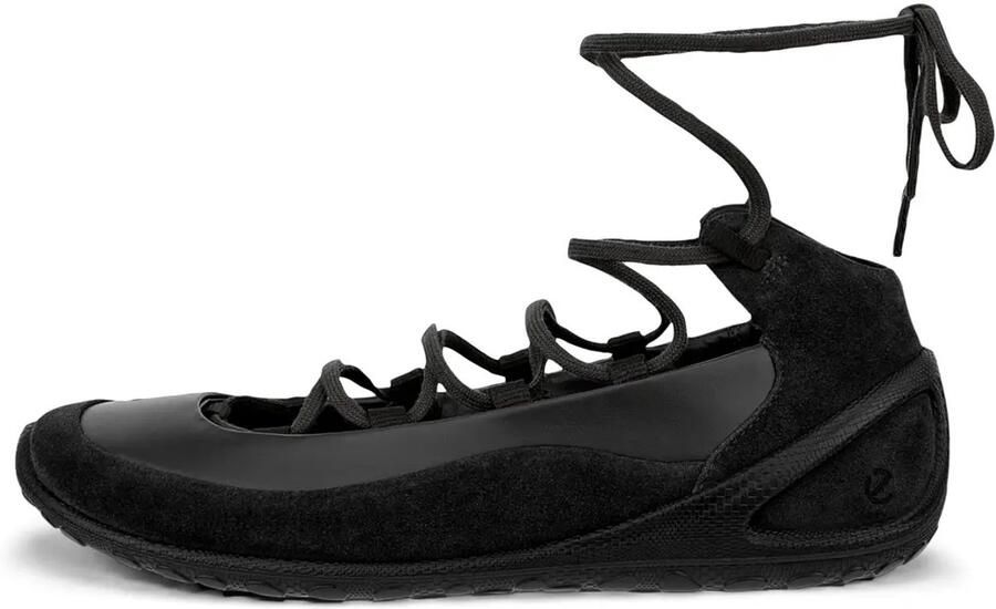 ECCO Ballerina met riempjes 'BIOM LITE' zwart