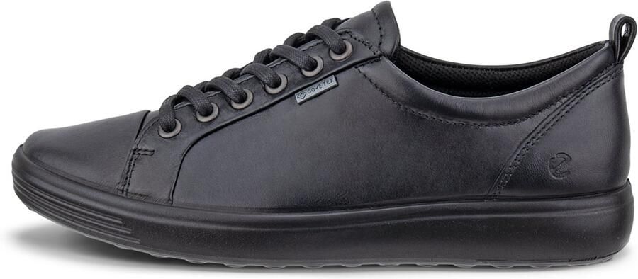 ECCO Soft 7 W veterschoenen zwart Textiel Dames - Foto 3