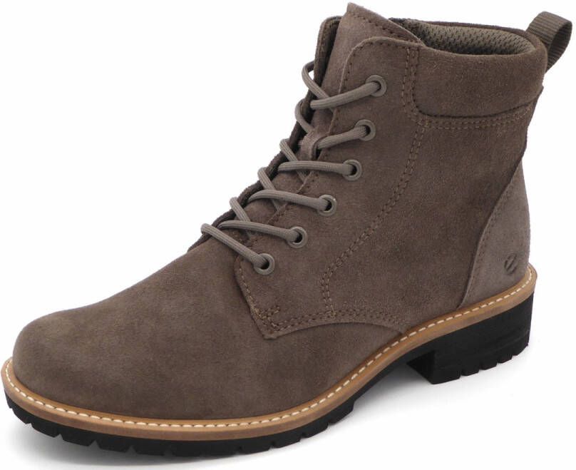 ECCO Elaine Veterboots bruin Suede