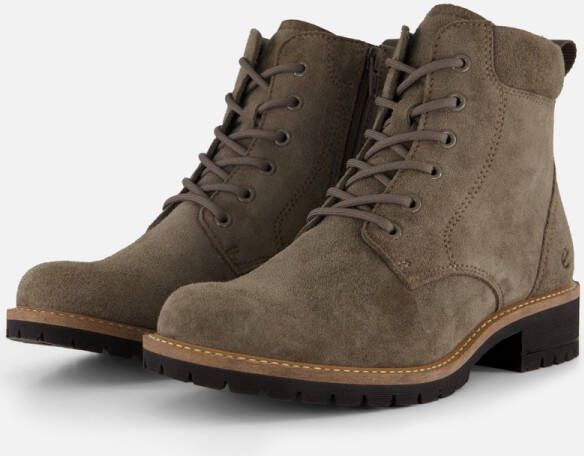 ECCO Elaine Veterboots bruin Suede