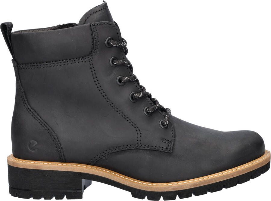 ECCO Elaina dames veterboot Zwart