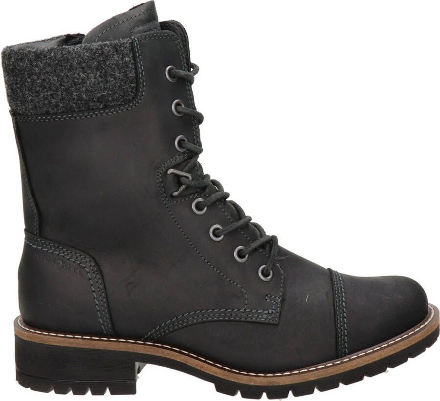 ECCO Elaine dames veterboot Zwart