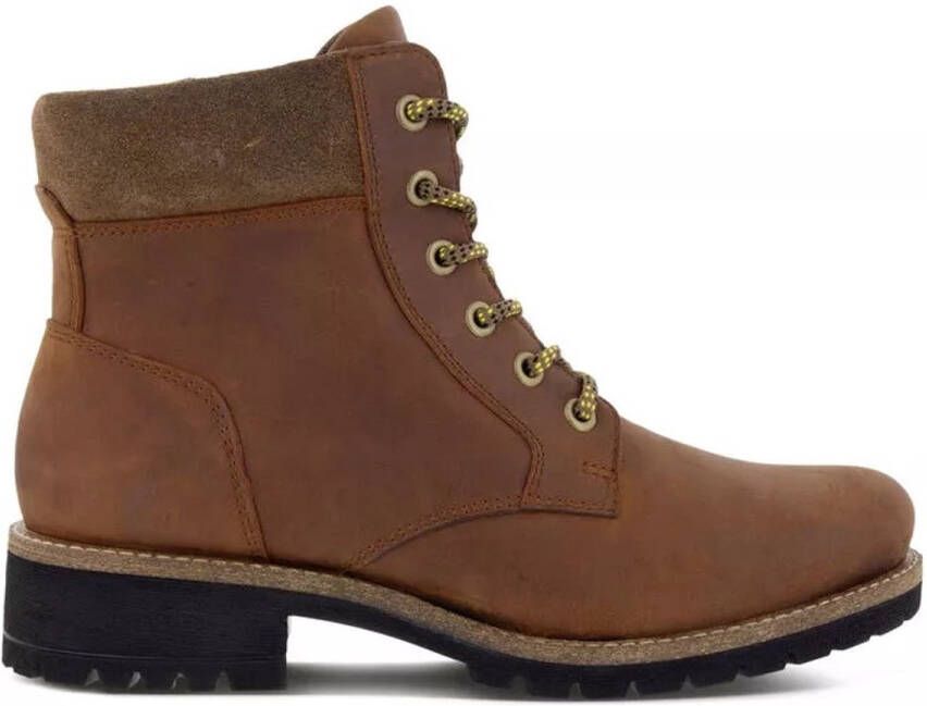 ECCO Elania dames veterboot Cognac