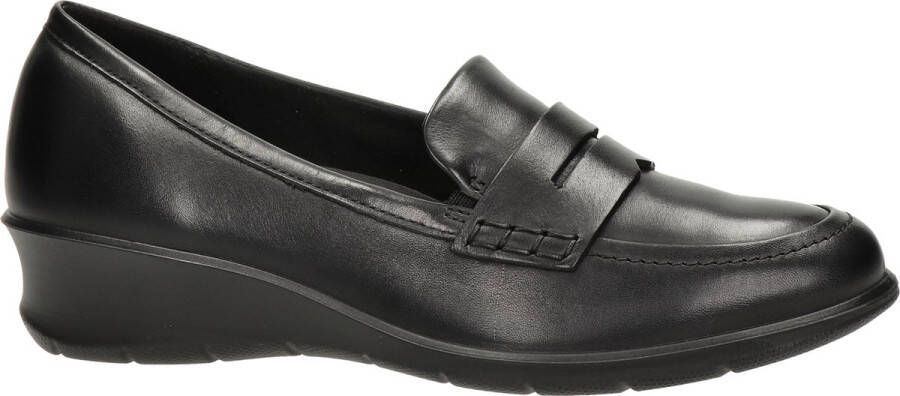 Ecco Felicia leren instappers zwart - Foto 2