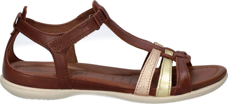 Ecco Sandalen Flash zomerschoen sandaal klittenbandschoen in metallic-look
