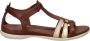 Ecco Sandalen Flash zomerschoen sandaal klittenbandschoen in metallic-look - Thumbnail 1