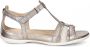 Ecco Sandalen Flash zomerschoen sandaal klittenbandschoen in metallic-look - Thumbnail 3