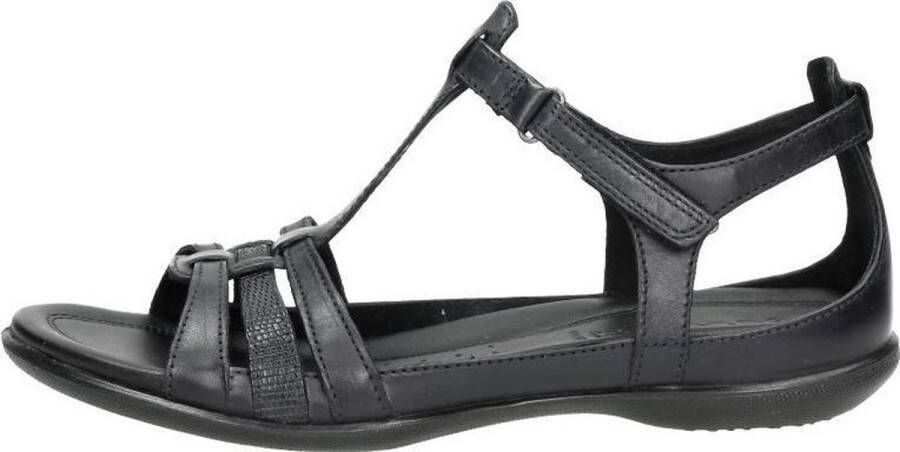 Ecco Sandalen Flash in een metallic look