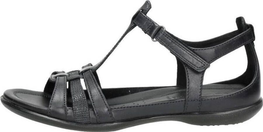 ECCO Flash leren dames sandalen Zwart Echt leer