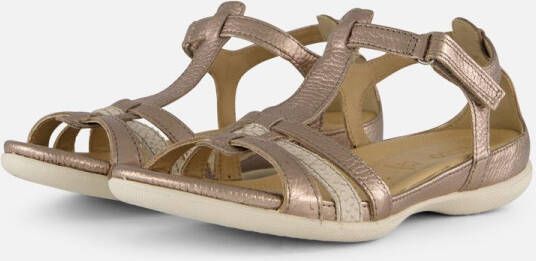 Ecco Sandalen Flash zomerschoen sandaal klittenbandschoen in metallic-look