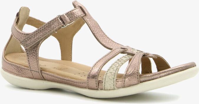 Ecco Sandalen Flash zomerschoen sandaal klittenbandschoen in metallic-look - Foto 6