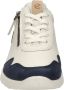 ECCO Flexfure Runner dames sneaker Wit blauw - Thumbnail 4