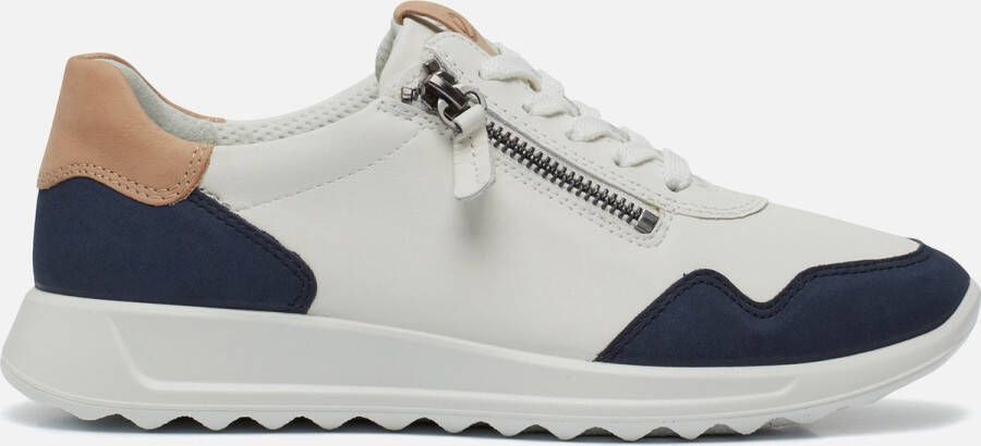 ECCO Flexure Runner Sneakers wit Leer Dame