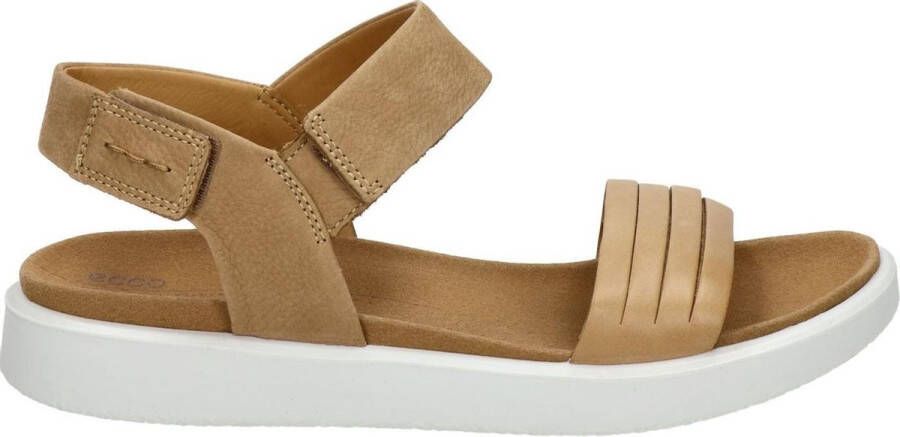 Ecco sandalen FLOWT met klittenbandriempjes