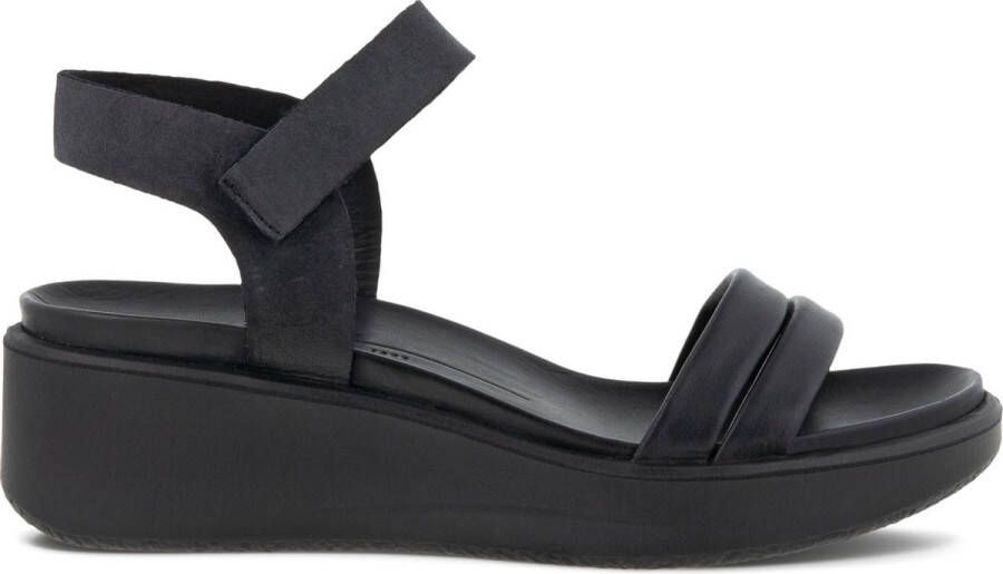 ECCO Flowt Wedge sandalen zwart