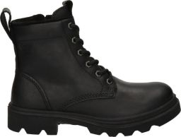 Ecco Hoge veterschoenen Grainer W ankle boot winter boots block heel with lambswool lining