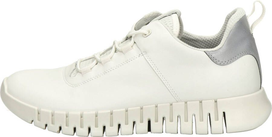 Ecco Slip-on sneakers GRUUV M met innovatieve loopzool vrijetijdsschoen lage schoen veterschoen