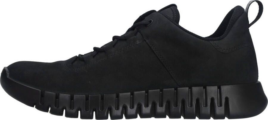 Ecco Gruuv M nubuck sneakers zwart - Foto 3