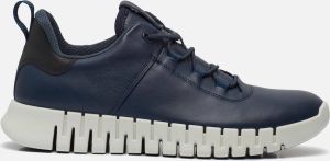 ECCO Gruuv M Sneakers blauw Leer Heren