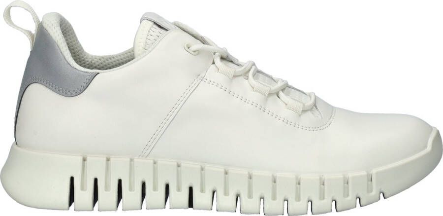 Ecco Slip-on sneakers GRUUV M met innovatieve loopzool vrijetijdsschoen lage schoen veterschoen