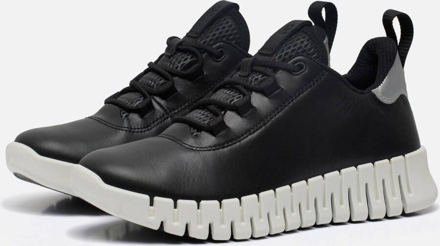 Ecco Slip-on sneakers GRUUV W Vrijetijdsschoen outdoorschoen rubberen loopzool met twee-weg flexibiliteit
