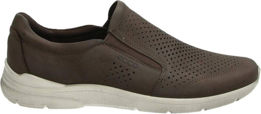 Ecco Instappers Irving slip-on sneaker lage schoen vrijetijdsslippers met stretchinzetten