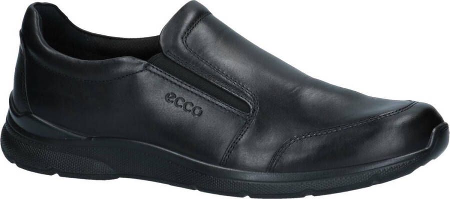 ECCO Irving leren heren instappers Zwart Echt leer Uitneembare zool - Foto 3