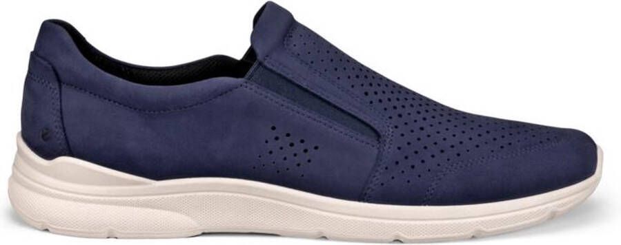 Ecco Instappers Irving slip-on sneaker lage schoen vrijetijdsslippers met stretchinzetten