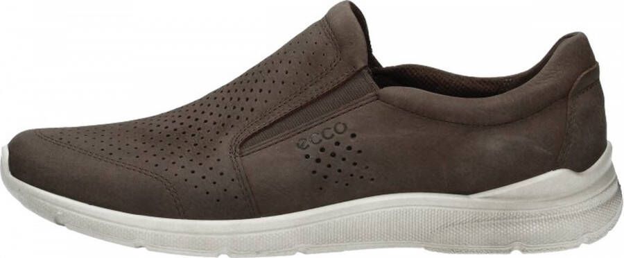 Ecco Instappers Irving slip-on sneaker lage schoen vrijetijdsslippers met stretchinzetten