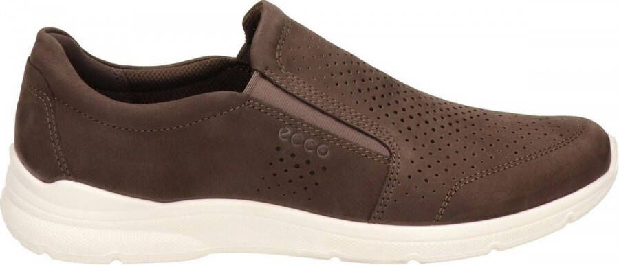 Ecco Instappers Irving slip-on sneaker lage schoen vrijetijdsslippers met stretchinzetten