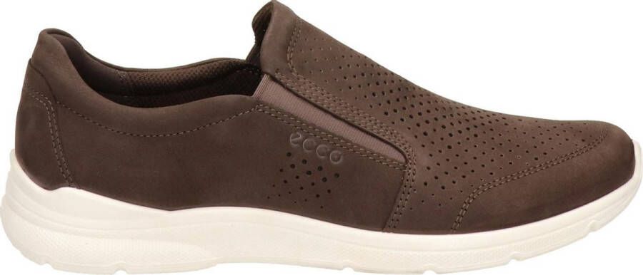 Ecco Instappers Irving slip-on sneaker lage schoen vrijetijdsslippers met stretchinzetten