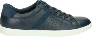 Ecco Blauwe Veterschoenen Leisure Marine