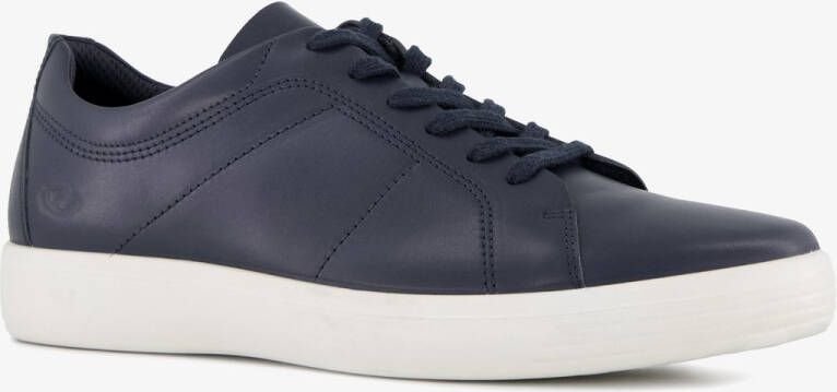ECCO leren heren sneakers donkerblauw Uitneembare zool