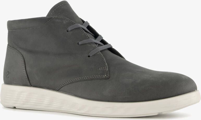 ECCO leren heren veterboots grijs Uitneembare zool