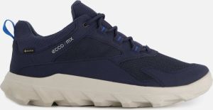 ECCO MX M Low GTX Sneakers Blauw Textiel Heren