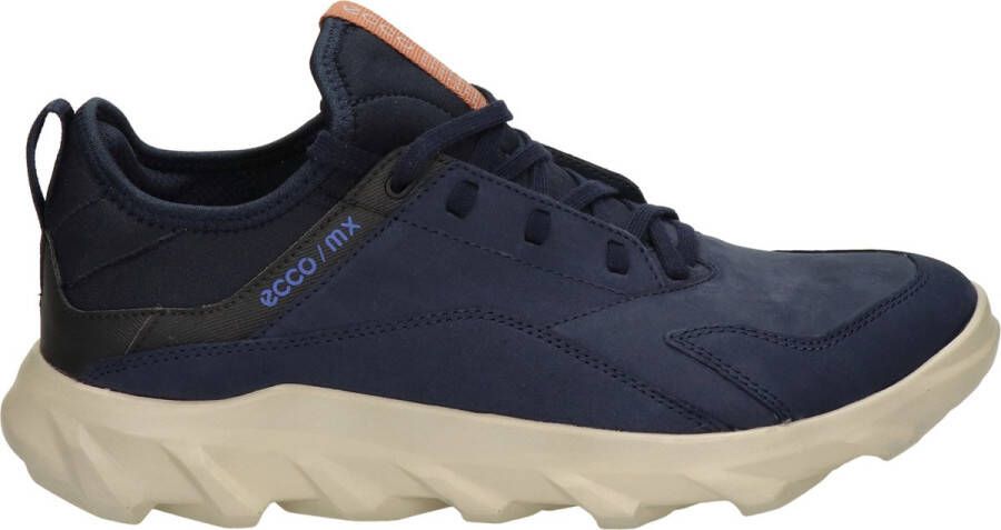 ECCO Mx M Sneakers blauw Textiel Heren