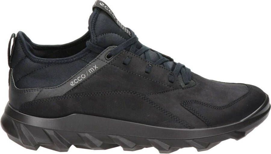 ECCO MX M Heren nubuck sneaker Zwart Size: 45 (UK 10.5-11)