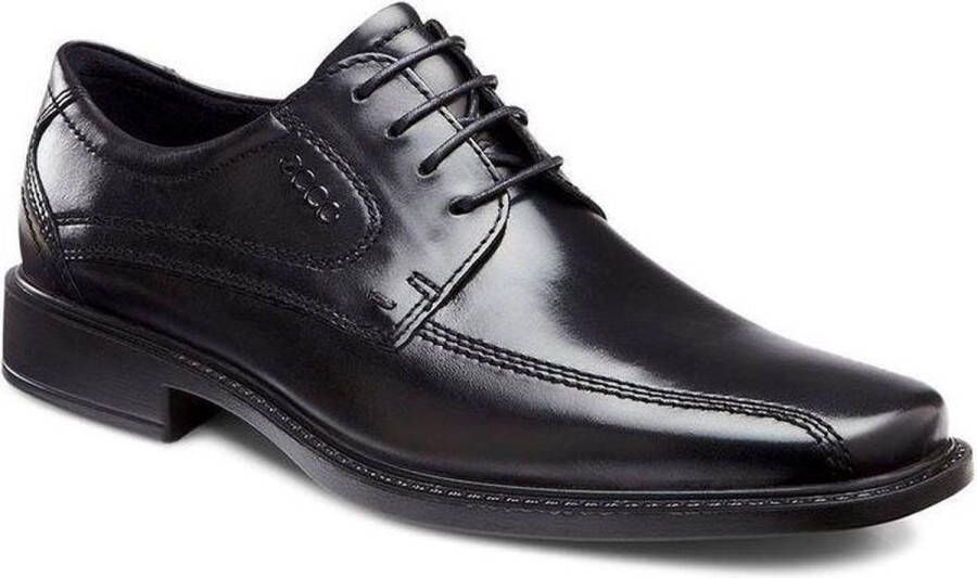 ECCO New Jersey Zwarte Herenschoenen met Veters Style: