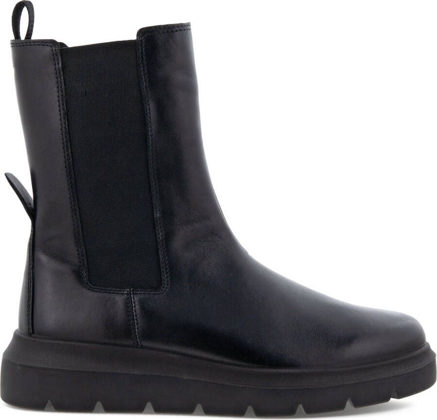 Ecco Nouvelle Black Dress leren chelsea boots zwart
